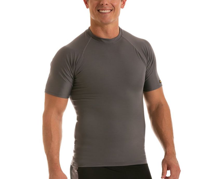 Men Compression Raglan Short Sleeve Crewneck