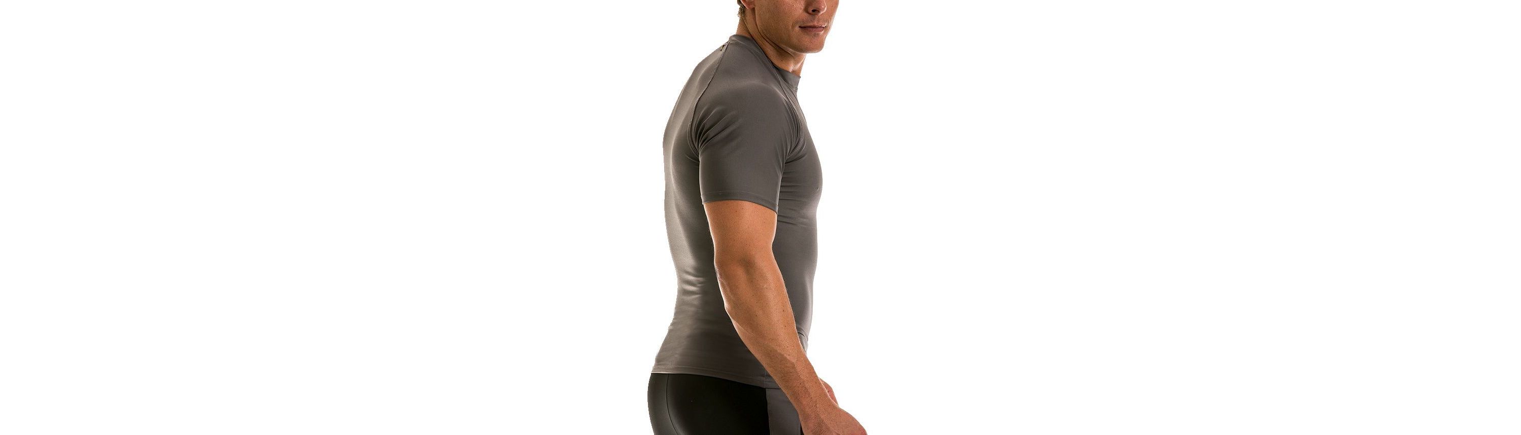 Men Compression Raglan Short Sleeve Crewneck