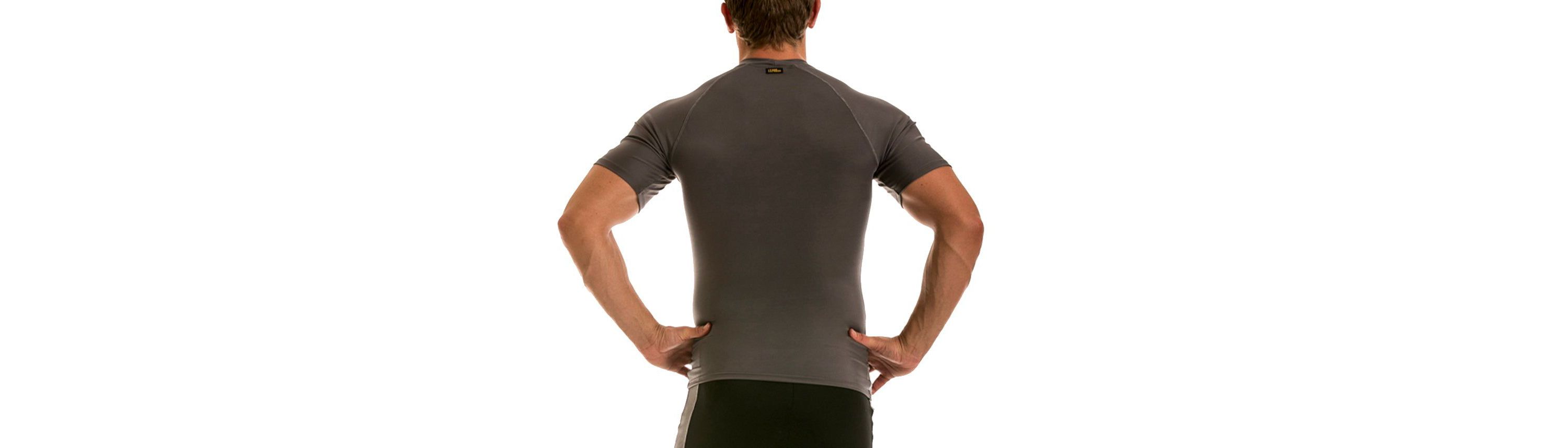 Men Compression Raglan Short Sleeve Crewneck