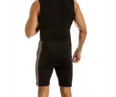 Men Compression Color Block Shorts