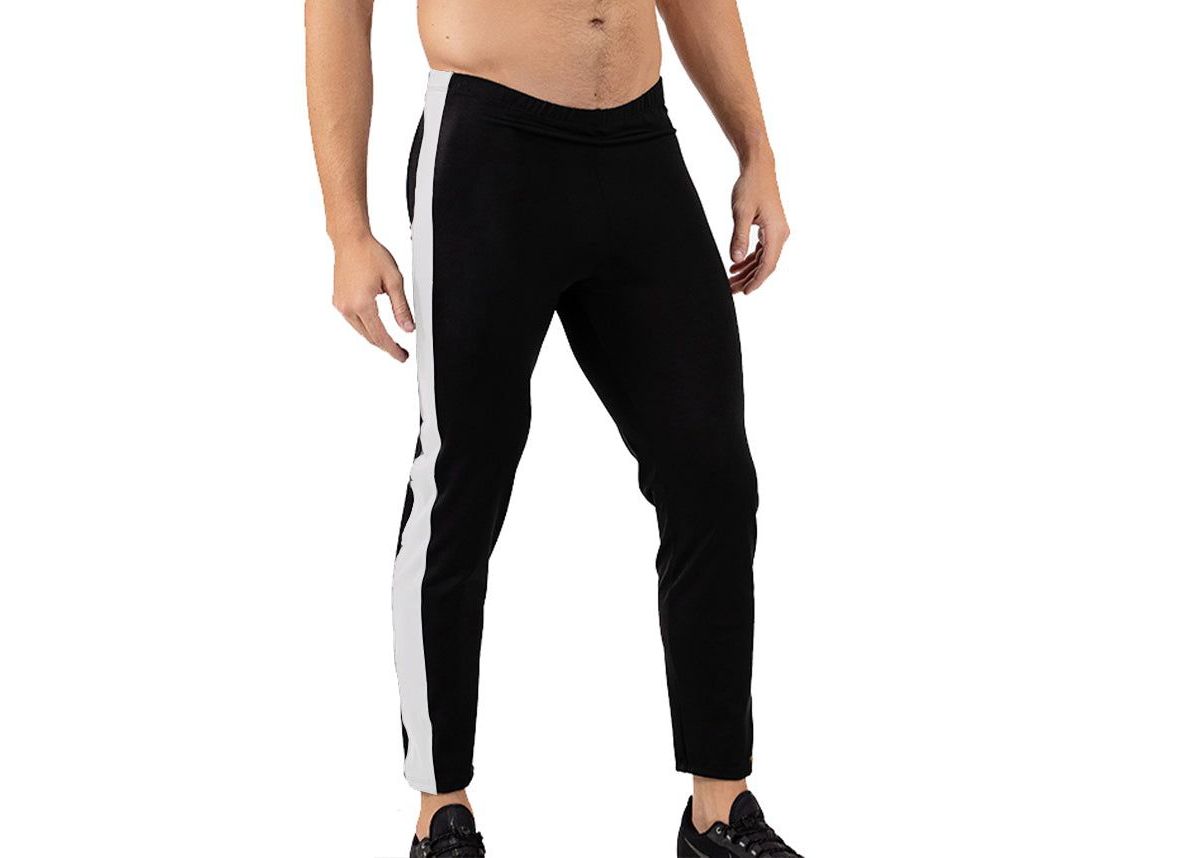 Men Compression Color Block Pant