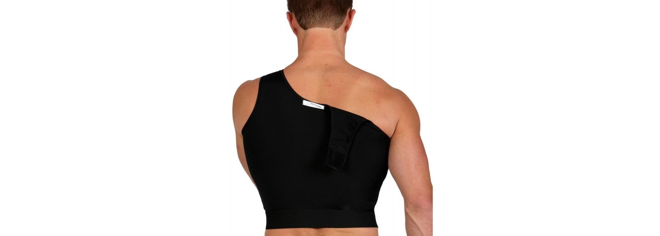 Men Compression Front Zip Cropped Vest