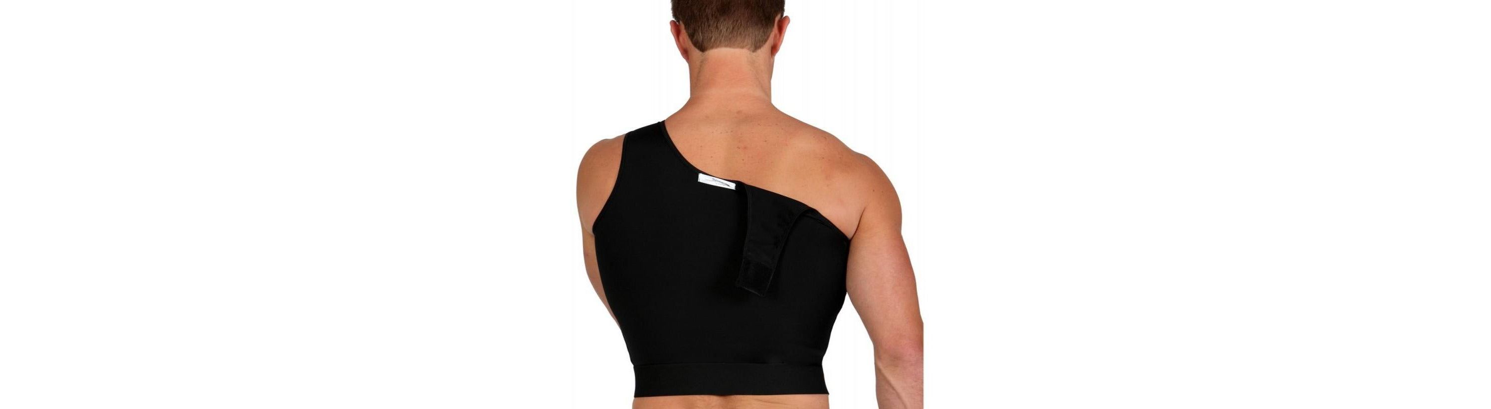 Men Compression Front Zip Cropped Vest