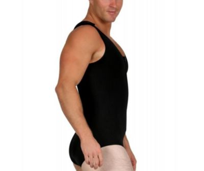 Men Compression Front Zip Bodysuit