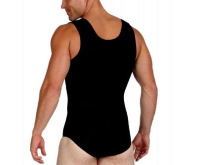 Men Compression Front Zip Bodysuit