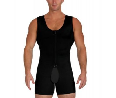 Men Compression Crotchless Bodyshorts