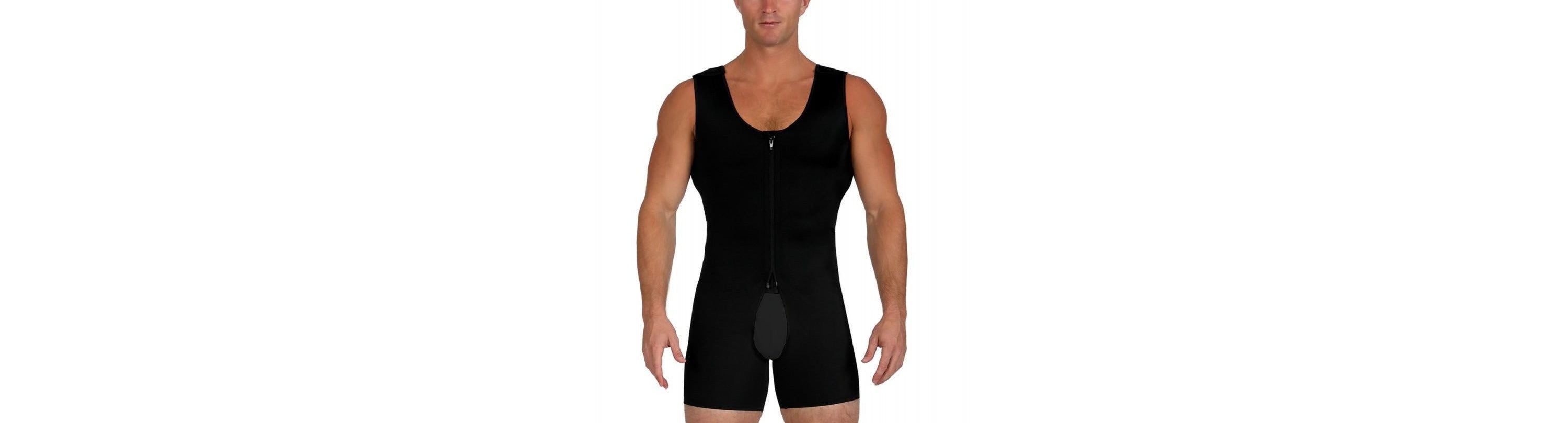 Men Compression Crotchless Bodyshorts