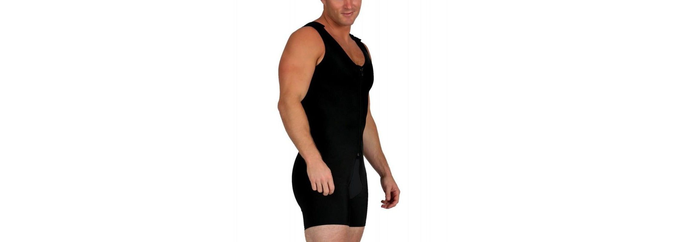 Men Compression Crotchless Bodyshorts