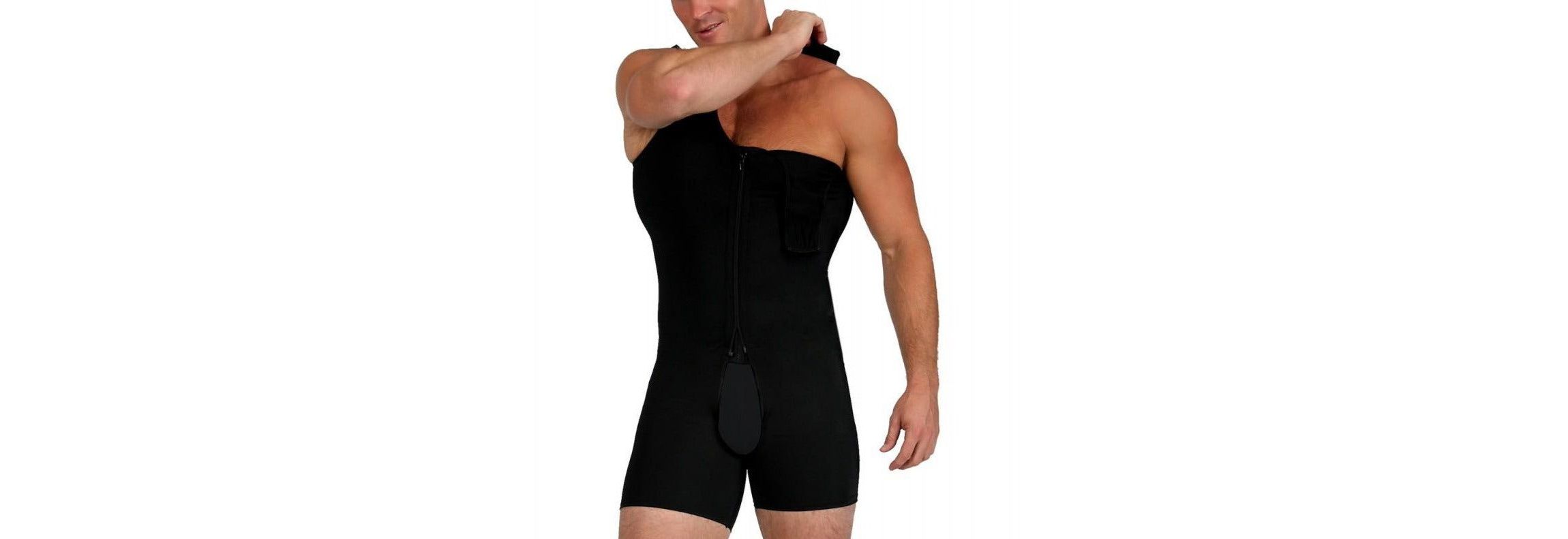 Men Compression Crotchless Bodyshorts