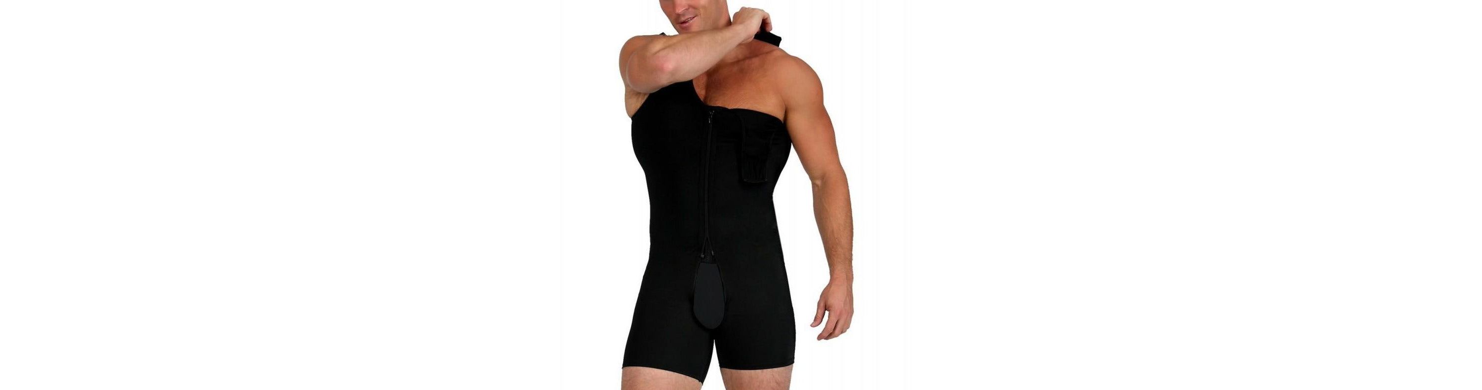 Men Compression Crotchless Bodyshorts