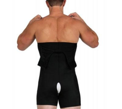 Men Compression Crotchless Bodyshorts