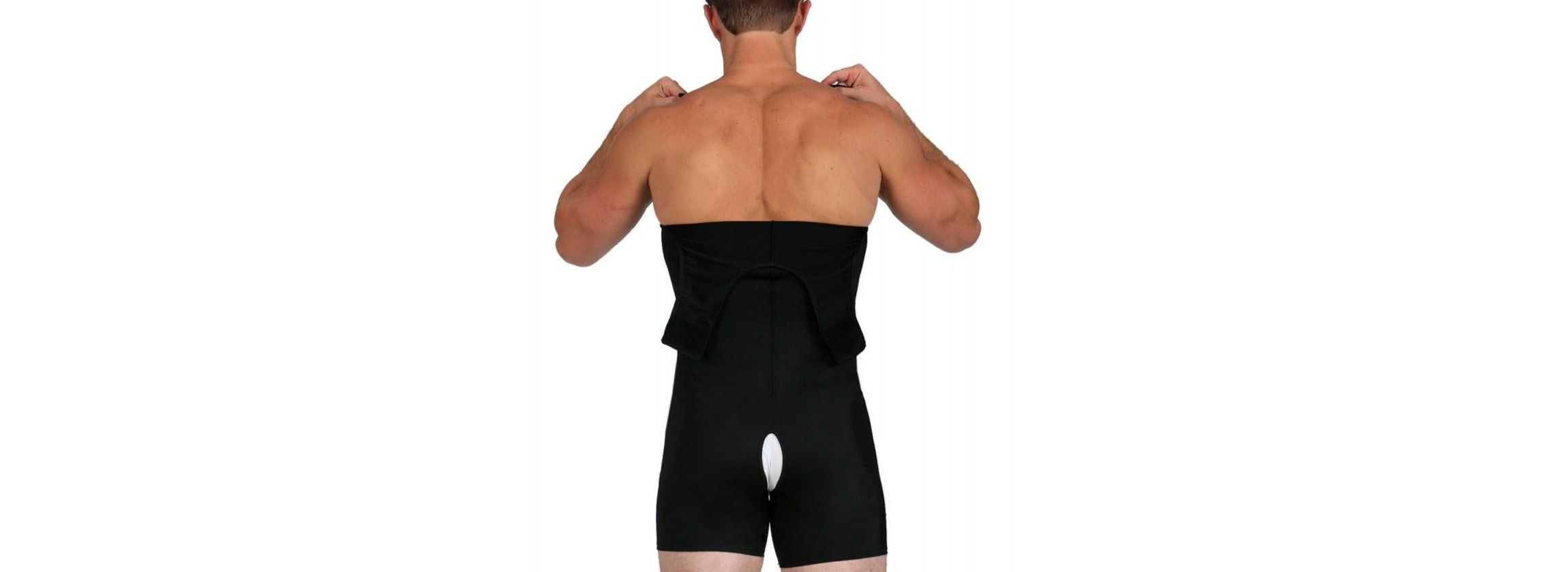 Men Compression Crotchless Bodyshorts