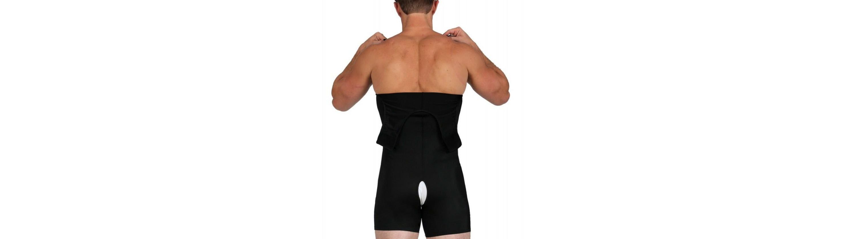 Men Compression Crotchless Bodyshorts