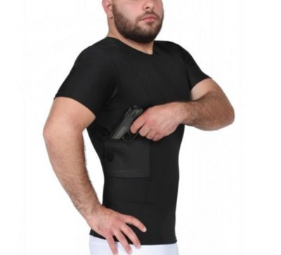 Holster Pocket Tactical Short Sleeve Crewneck