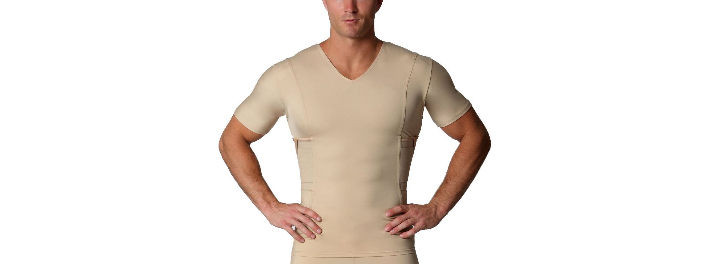 Holster Pocket Tactical Short Sleeve V Neck