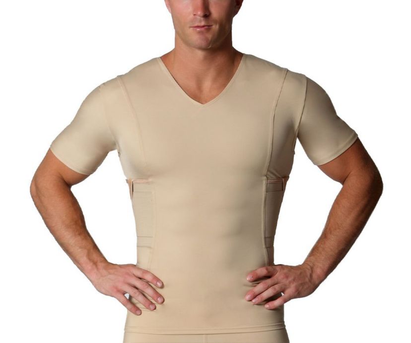 Holster Pocket Tactical Short Sleeve V Neck