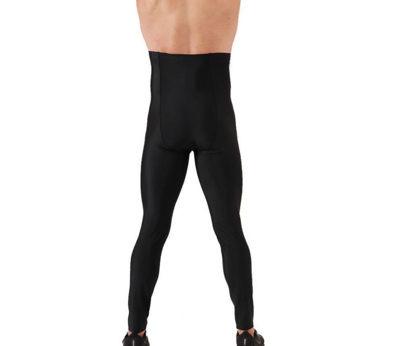 Men High Waist Compression Leggings