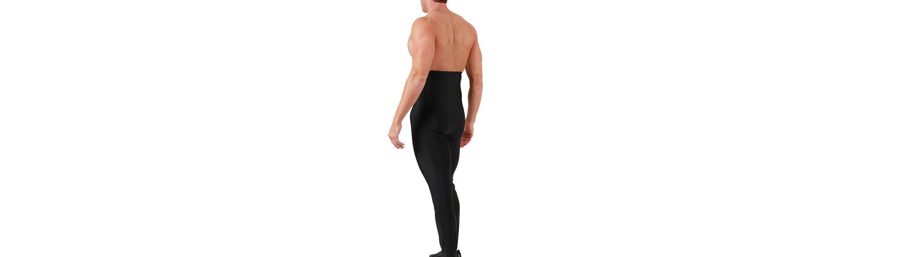 Men High Waist Compression Leggings