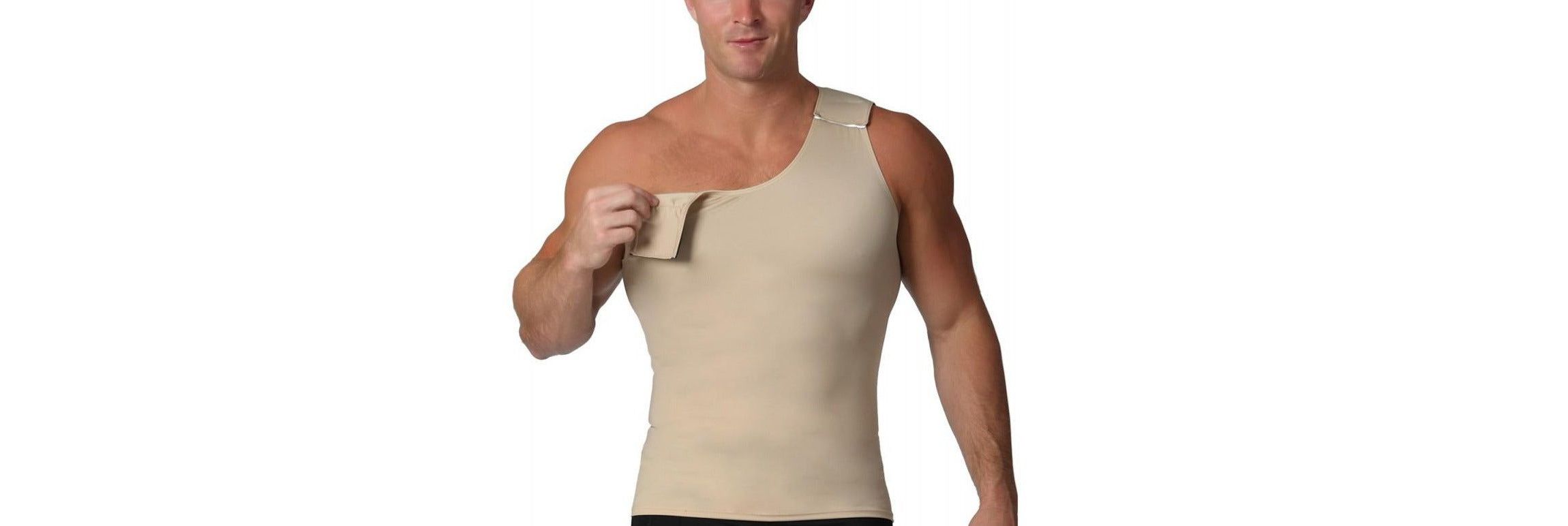 Hook-n-loop shoulder Muscle Tank