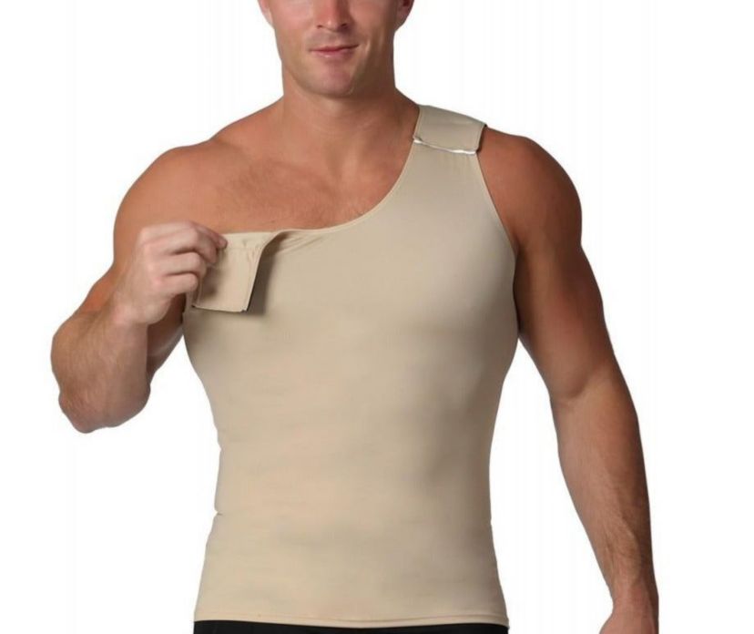 Hook-n-loop shoulder Muscle Tank