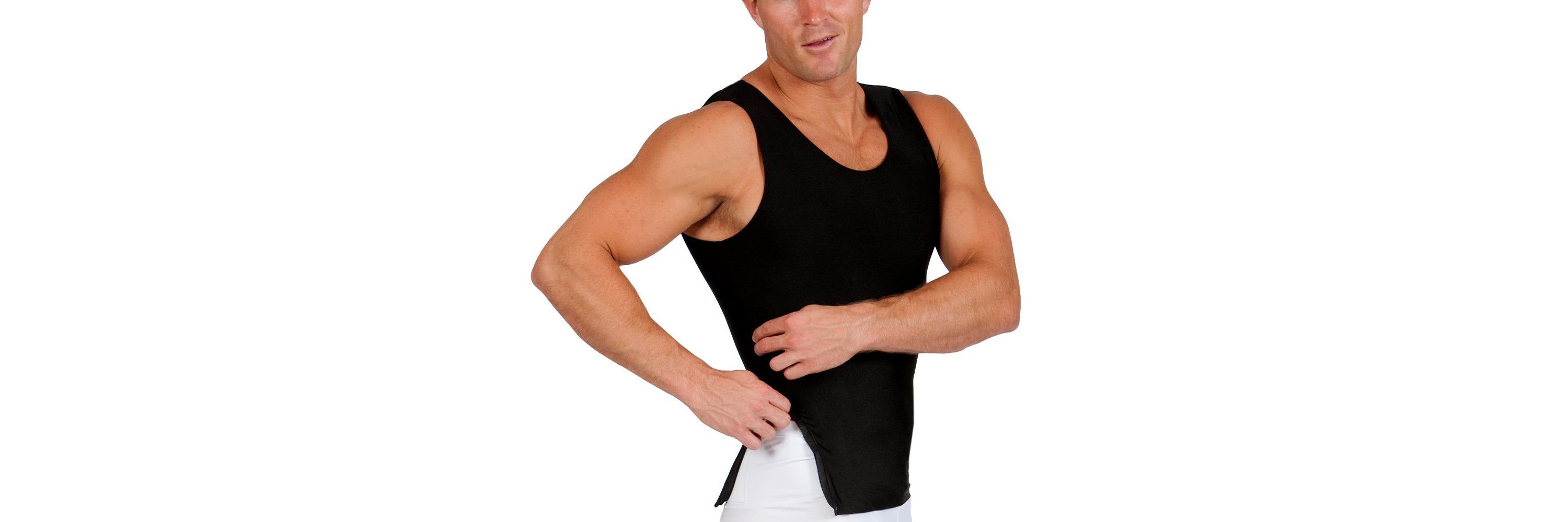 Men Side Zipper Muscle Tank