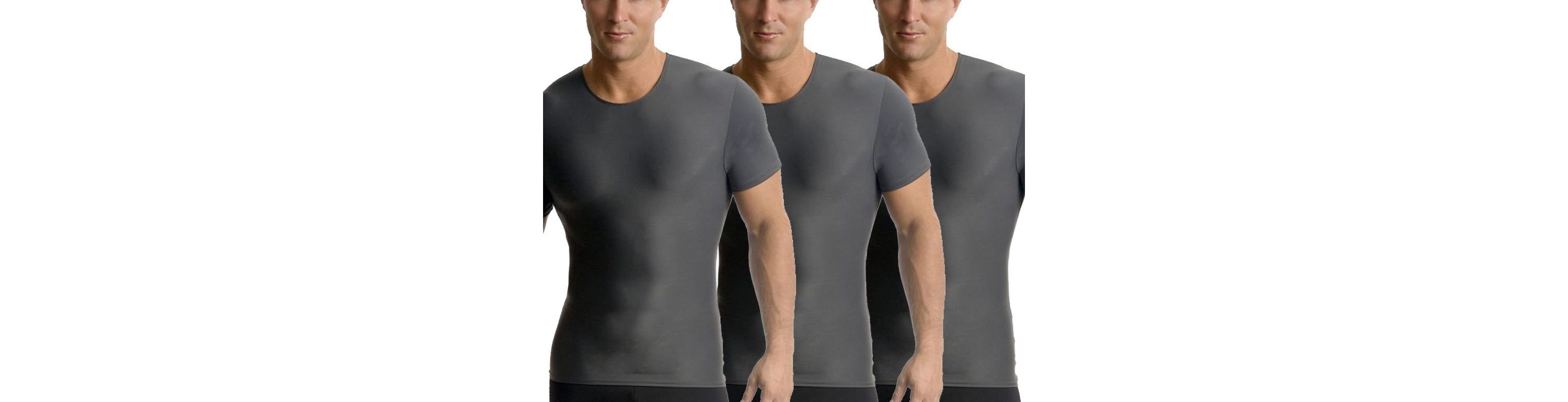3-Pack Active Compression Short Sleeve Crewnecks