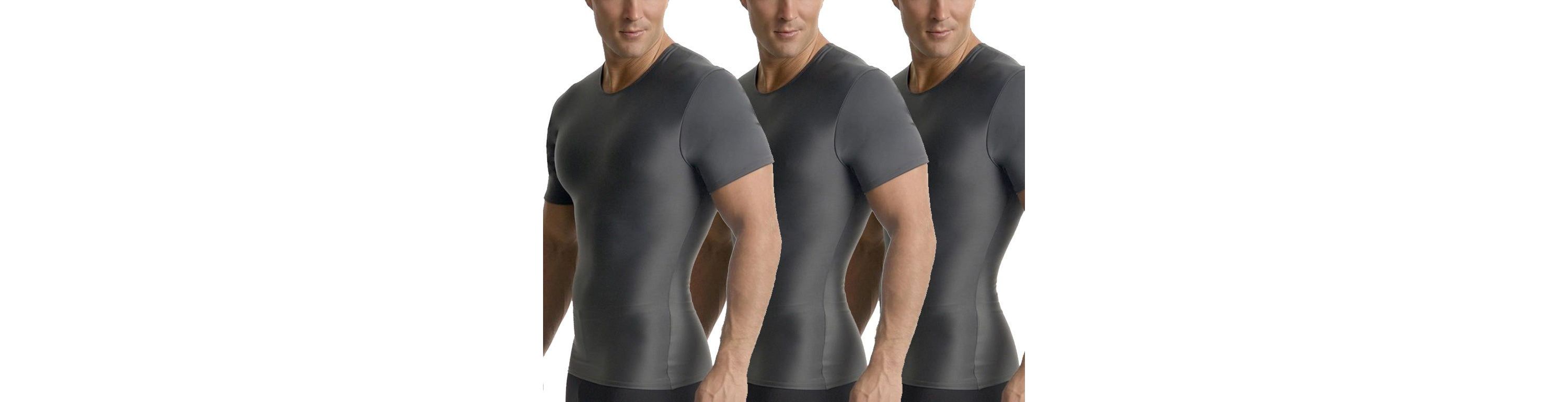 3-Pack Active Compression Short Sleeve Crewnecks