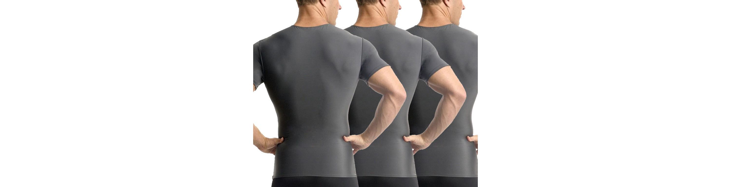 3-Pack Active Compression Short Sleeve Crewnecks