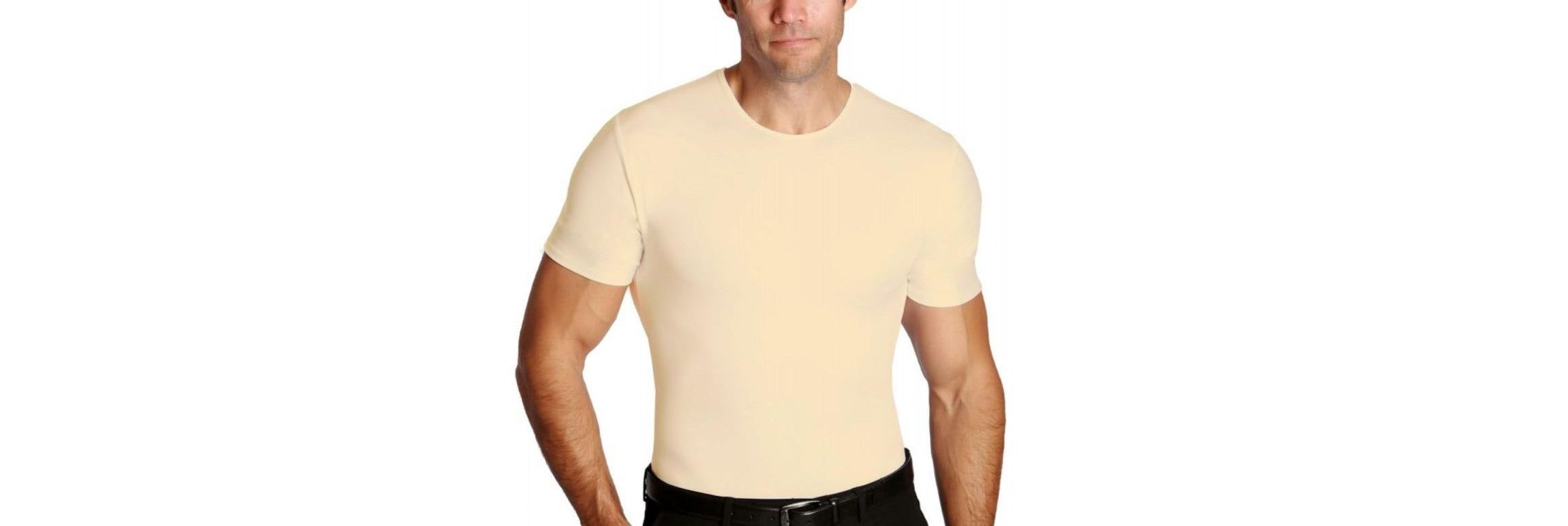 Men Compression Short Sleeve Crewnecks