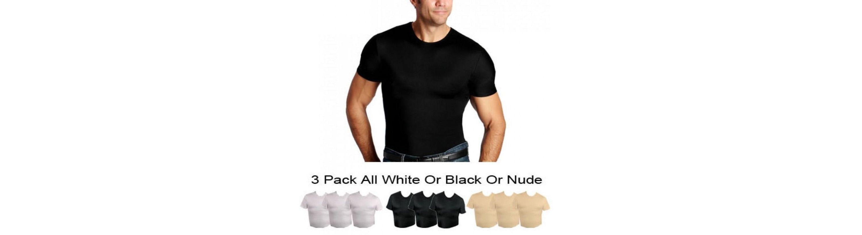3-Pack Compression Short Sleeve Crewnecks