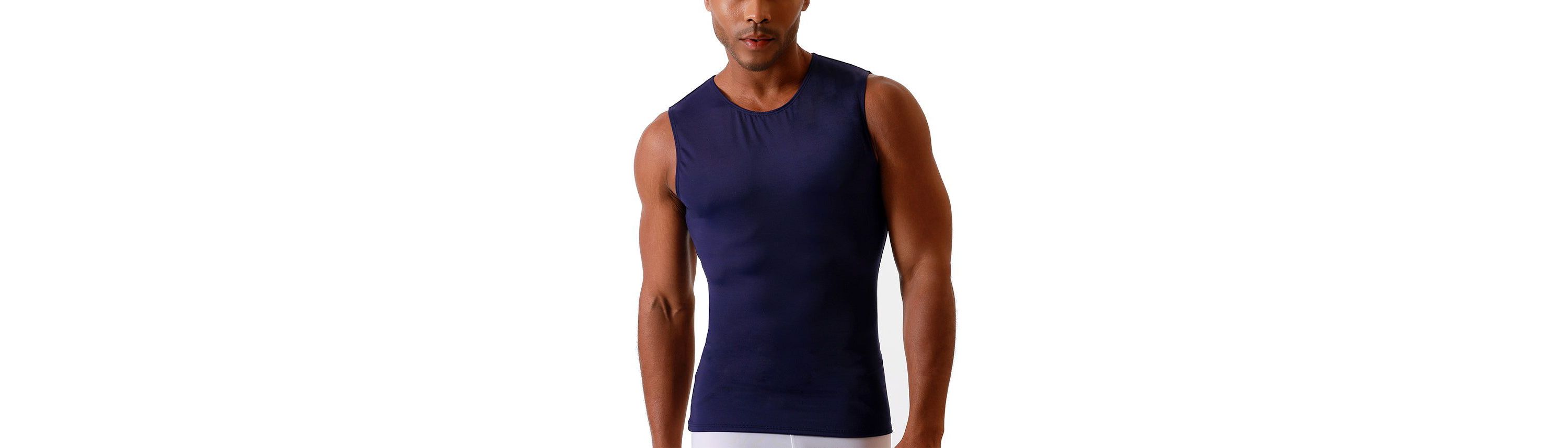 Men Compression Sleeveless Crewneck