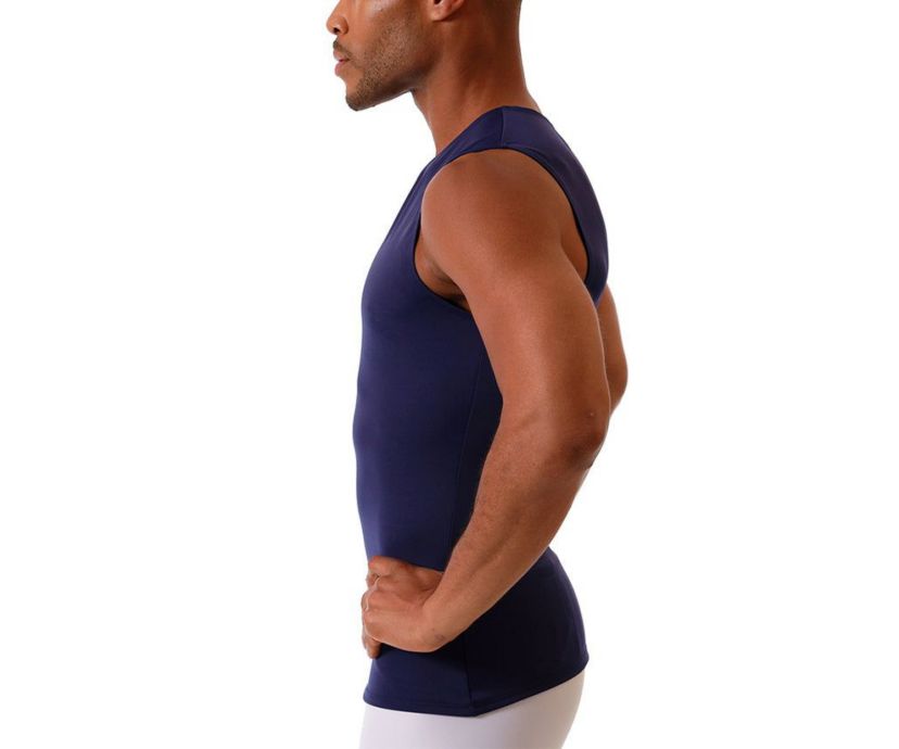 Men Compression Sleeveless Crewneck