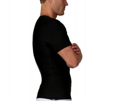 Men Compression Side Zip Crewneck