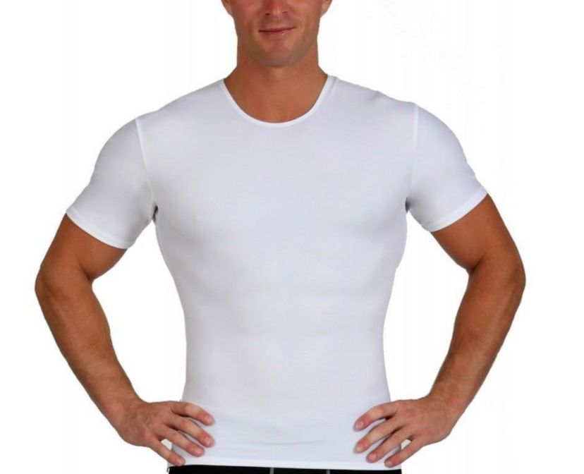 Men Compression Side Zip Crewneck