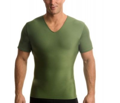 Men Active Compression Short Sleeve V-Neck