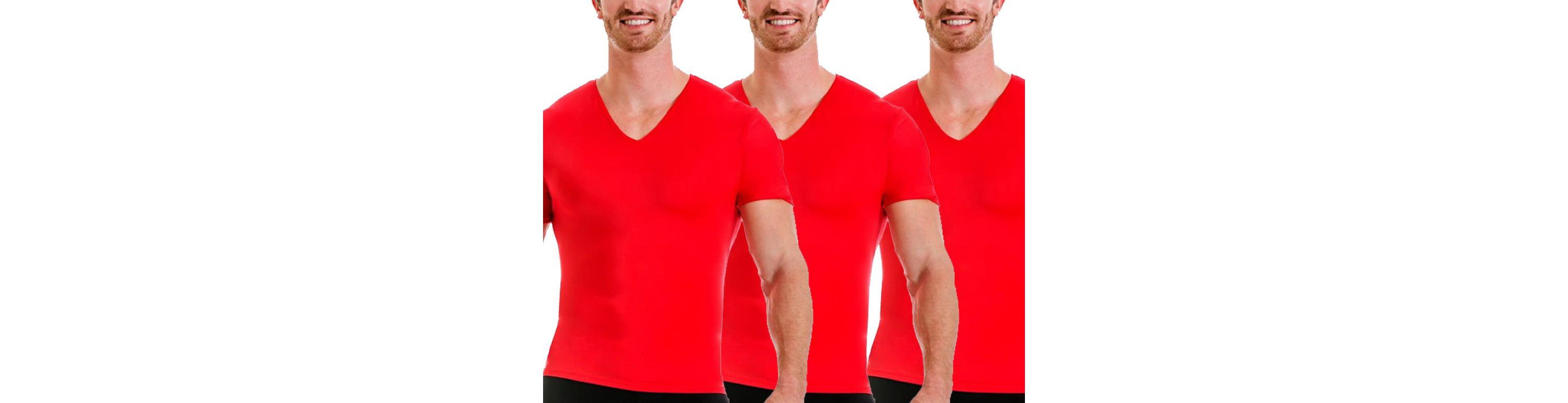 Big & Tall 3-Pack Activewear Short Sleeve V-Necks