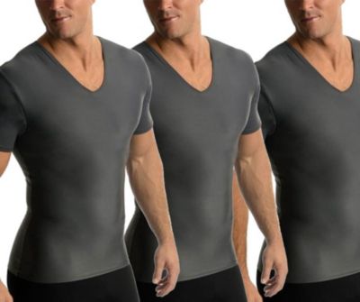 Big & Tall 3-Pack Activewear Short Sleeve V-Necks