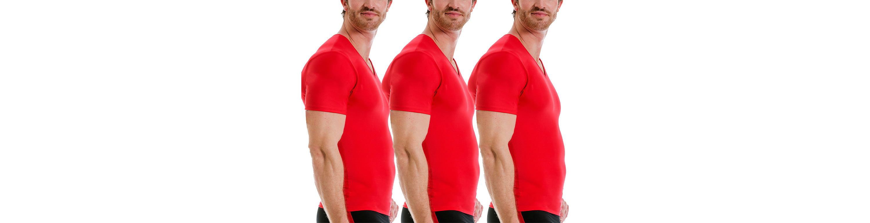 Big & Tall 3-Pack Activewear Short Sleeve V-Necks