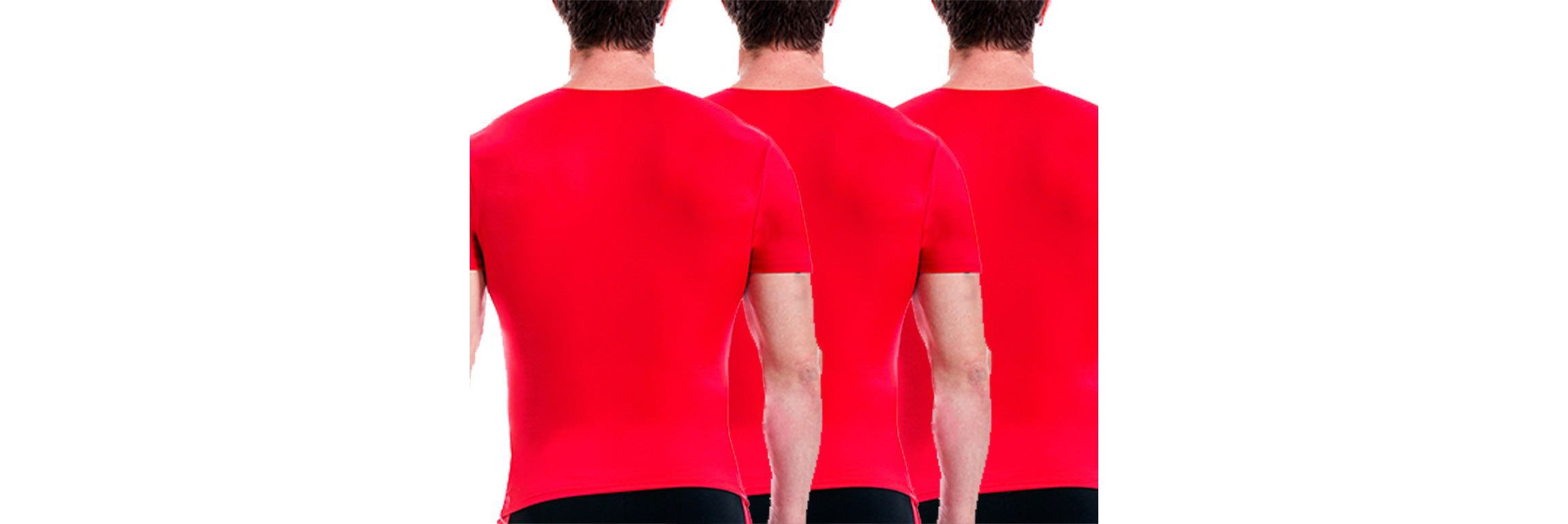 Big & Tall 3-Pack Activewear Short Sleeve V-Necks