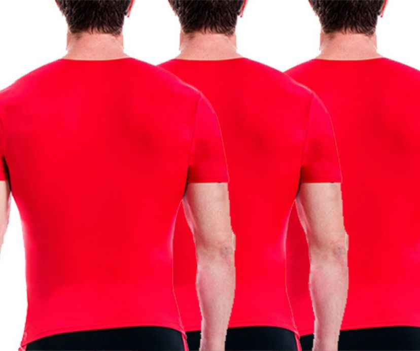 Big & Tall 3-Pack Activewear Short Sleeve V-Necks