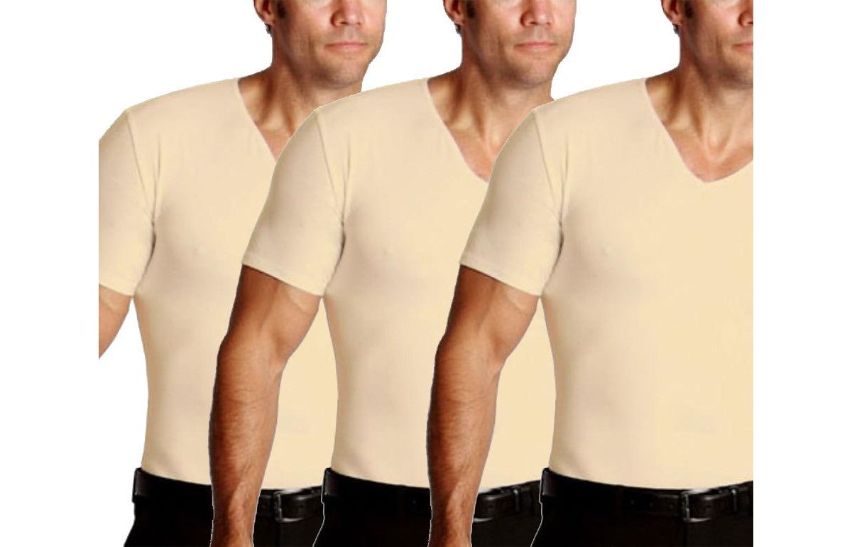 3-Pack Compression Short Sleeve V-Necks