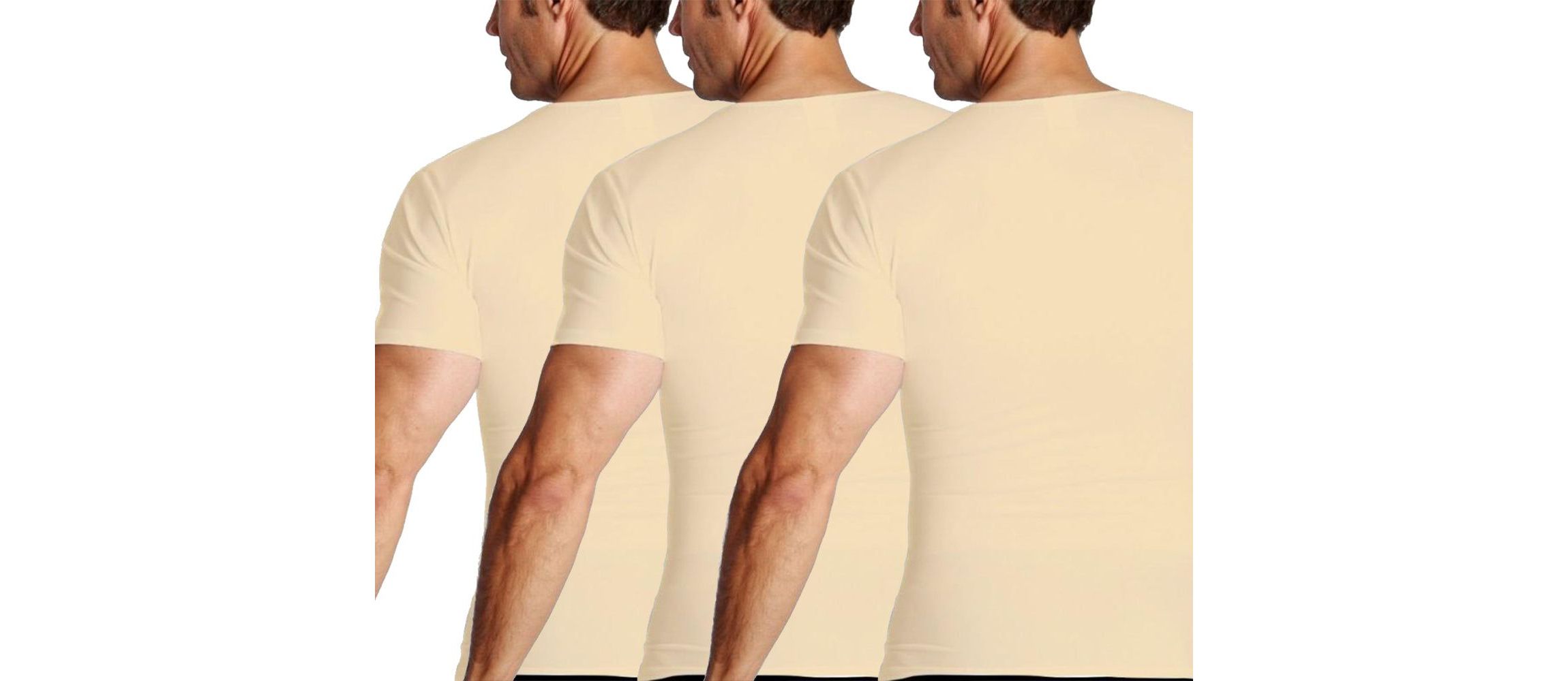3-Pack Compression Short Sleeve V-Necks