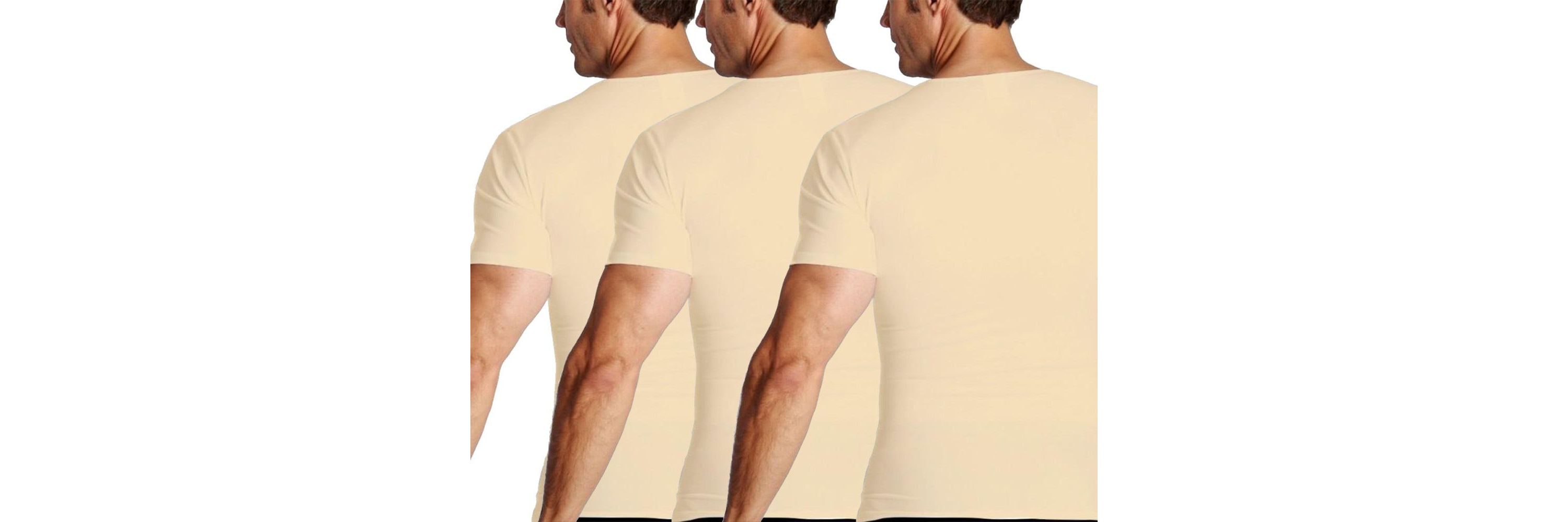 3-Pack Compression Short Sleeve V-Necks