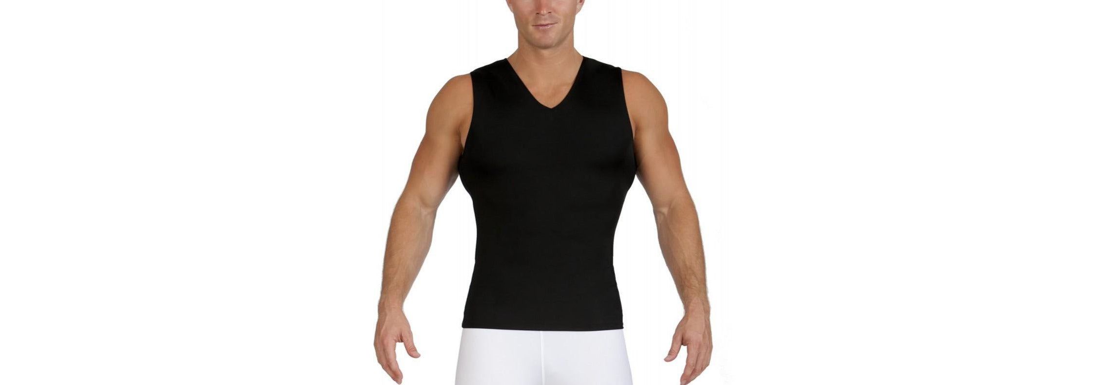 Men Compression Sleeveless V-Neck