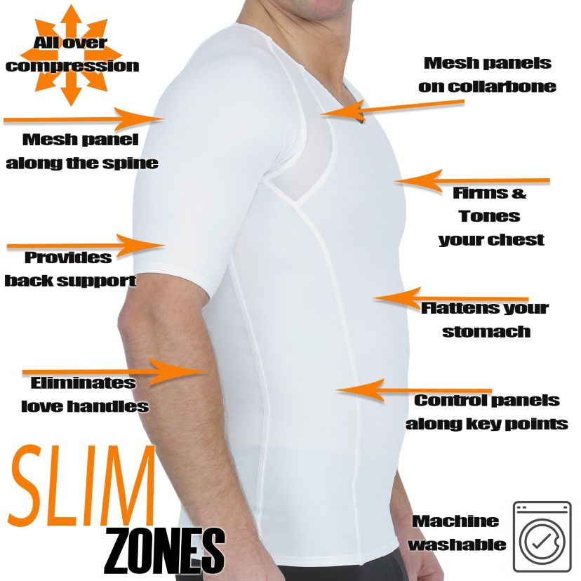 Men Mesh Panel Short Sleeve V-neck