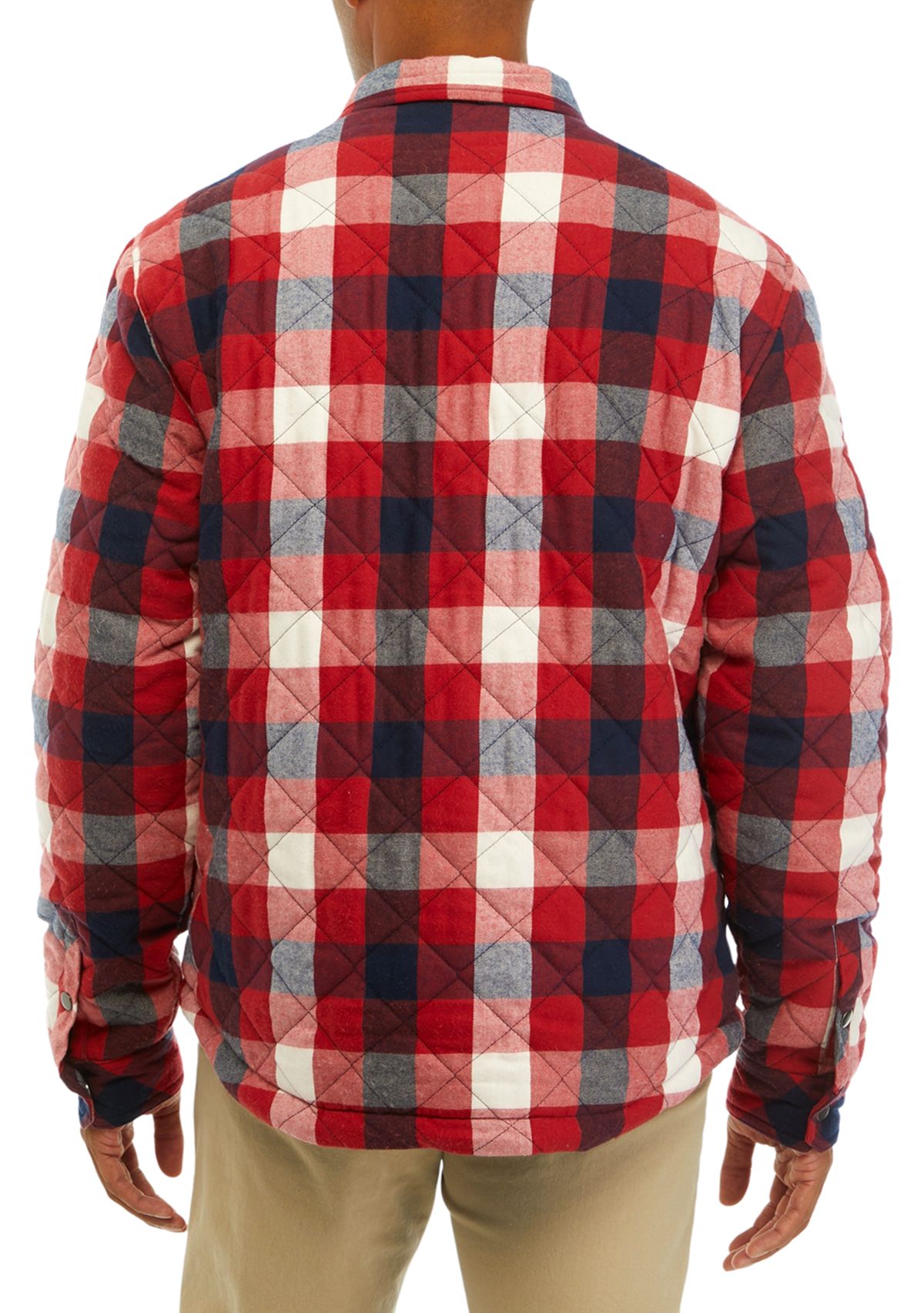 Quilted Puffer Shirt Jacket