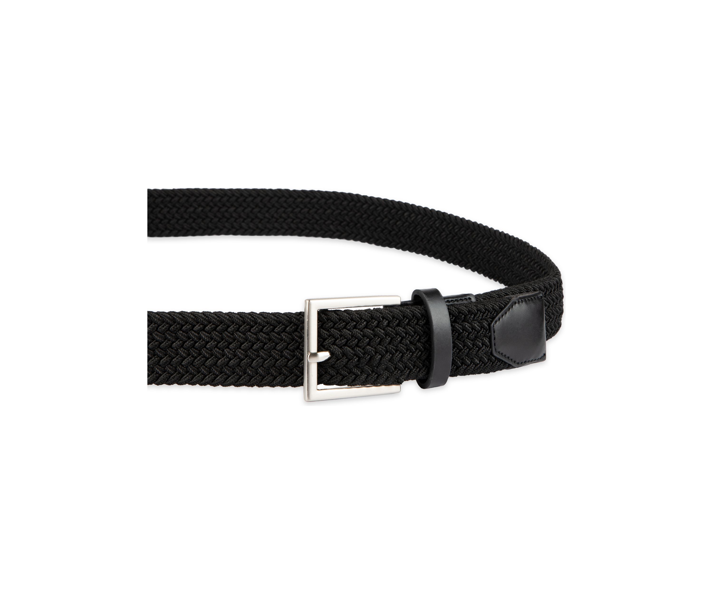 Fully Adjustable Stretch Fabric Web Boxed Belt