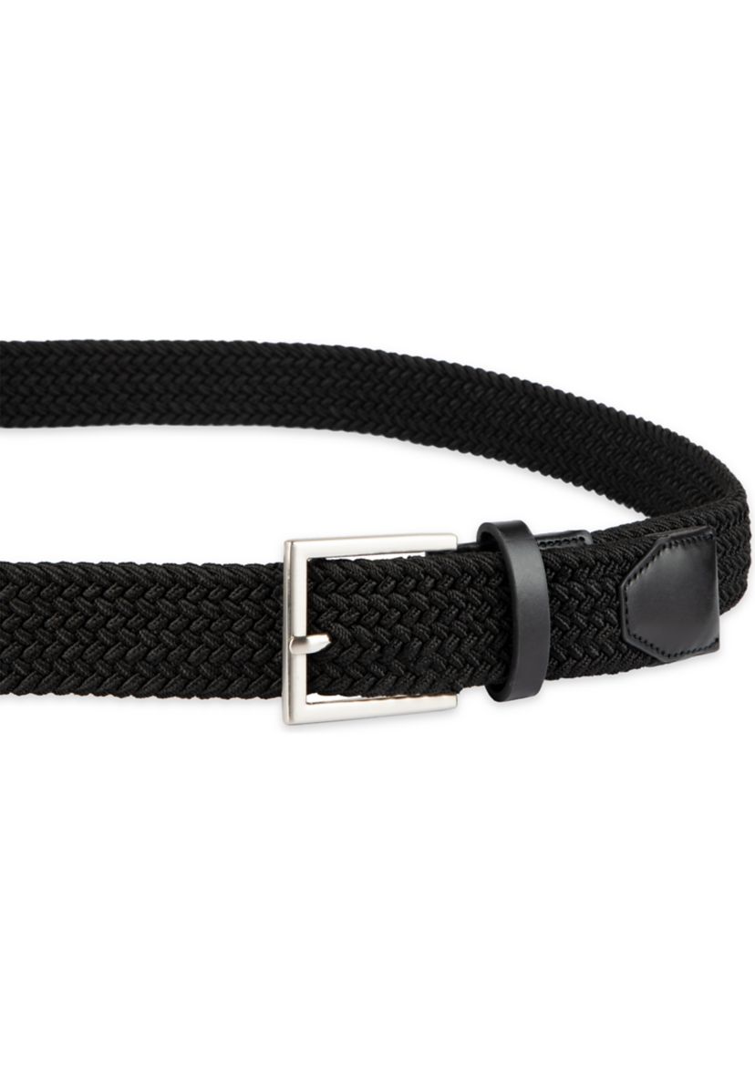 Fully Adjustable Stretch Fabric Web Boxed Belt