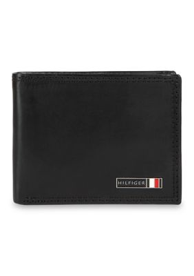 Tommy Hilfiger Men's Extra Capacity Genuine Leather Slimfold Wallet