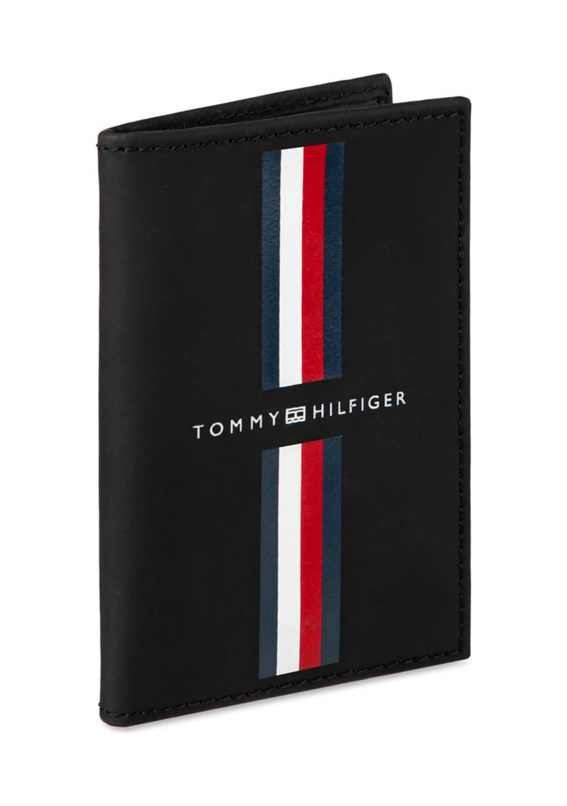 Duofold Card Case Wallet with Interior Metal Card Ejector